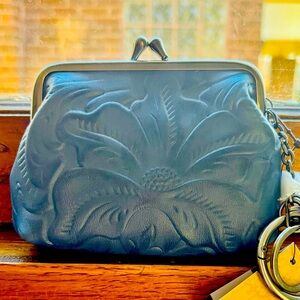 PATRICIA NASH 🦋 Borse Coin Purse in color blue NWT